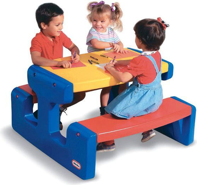 Tavolinë me ulëse për kalamaj Little Tikes (LIT47950), blu