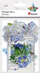 Stikera folie dekorative Titanum Foil Stickers Blue Flowers, 30 copë, blu