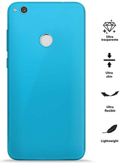 Mbrojtëse telefoni Puro 0.3 Nude, Huawei P8 Lite 2017 Honor 8 Lite, shumë e hollë, fluo blu