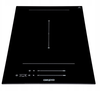 Pianurë me induksion Akpo PIA 30 6800, 30 cm, me butona me prekje, e zezë