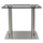 Bazë tavoline HM Base Inox II HM423, 40x70x72cm, inoks 201, argjendtë
