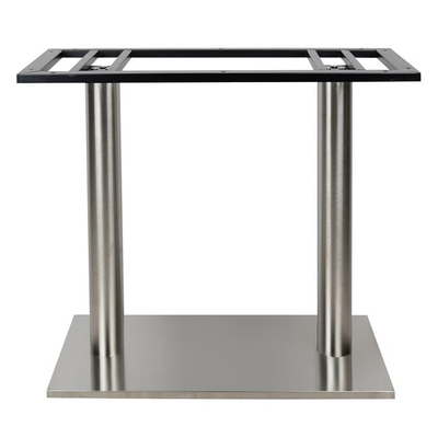 Bazë tavoline HM Base Inox II HM423, 40x70x72cm, inoks 201, argjendtë