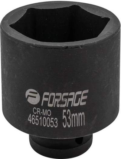Kokë goditëse e thellë Forsage F-46510053, 53mm, 3/4", 6-këndëshe