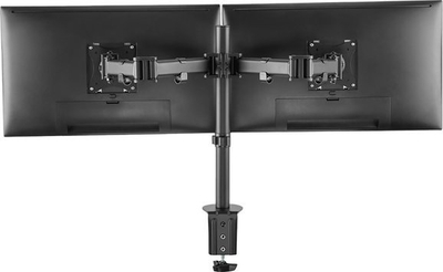 Kлип за маса Ultradesk UD-SKEL-DB, за 2 монитори 17"-30", VESA 75x75 100x100, црна