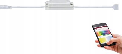 Kontrollues LED Paulmann MaxLED RGBW me Bluetooth, 144W, i bardhë