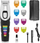 Makineri rroje për mjekër Wahl Color Trim, USB, me krehra udhëzues, e zezë
