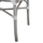 Kolltuk alumini stil bambuje, textilene, 57×57×83 cm (HM5108), gri