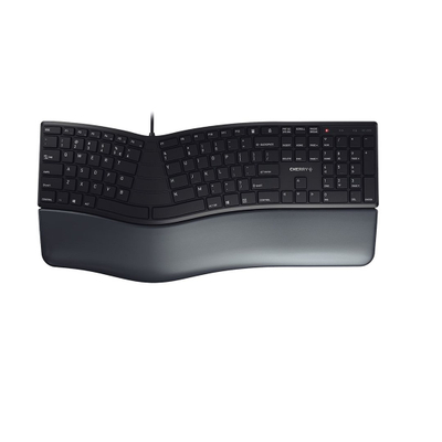 Tastierë Cherry KC 4500 ERGO, USB, QWERTY US, e zezë