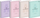 Fletore Interdruk Kołozest Academy Pastel, 5 copë, 100 fletë B5, me katrorë, shumëngjyrëshe