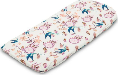 Гнездо за бебе Sensillo Nest Retro Pink Birds, 70x30 cm, памук минки, розова
