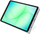 Mbështjellës për tablet Samsung EF-BX130, 8.7", flip, i bardhë