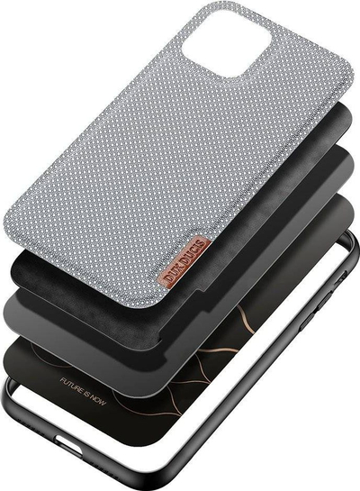 Kapak telefoni Dux Ducis Fino për iPhone 11 Pro Max, najlon, blu