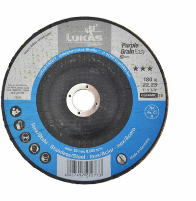 Set disqe bluarëse LUKAS-ERZETT A27611800361547, 180mm, vrimë 22.23mm, set 10 copë