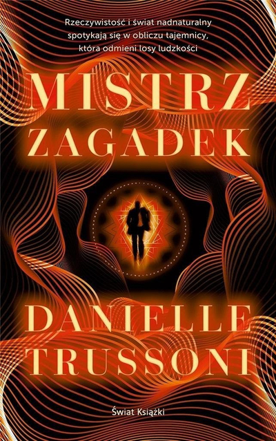 Книга Даниел Трусони Мајстор на загонетки, психолошки трилер, мистериозен роман, повеќебојна корица