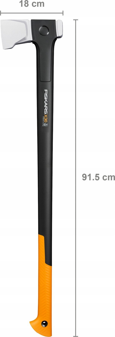 Sëpatë Fiskars X-series X36 L 1069109, 915mm, 2540g, portokalli e zezë