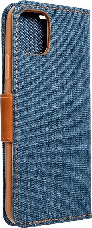 Mbulesë libri Canvas për Xiaomi Redmi Note 13 Pro 5G, me xhepa për karta, navy blue