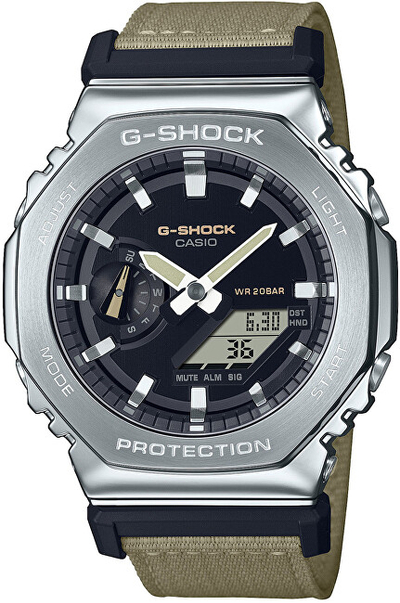 Orë për meshkuj Casio G-Shock Classic GM-2100C-5AER (619), bezhë