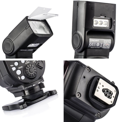 Blic fotografik Yongnuo YN968EX RT, Speedlite, TTL HSS, për Canon DSLR, i zi