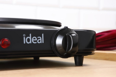 Pjatë elektrike gatimi Ideal IK2801, 1300W, 1 vatër, e zezë