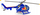 Model helikopter Daffi MBB BO 105 Flying Bulls, shkallë 1:90, koleksionues, shumëngjyrësh