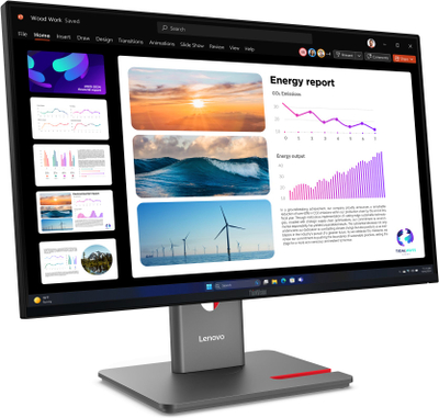 Monitor Lenovo ThinkVision P24Q 40, 23.8", QHD, 120Hz, i zi