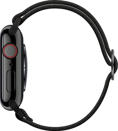 Rrip ore inteligjente Tech-Protect Mellow për Apple Watch 4 5 6 7 8, najlon, i zi