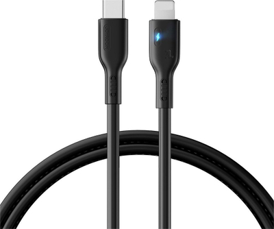 Kabllo USB Joyroom JYR714, USB C me Lightning, 1.2 m, 20 W, e zezë