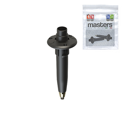 Maja bastuni Masters Carbide Support Tip, karbide, për Pocketrek, e zezë