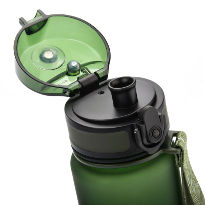 Shishe sportive Meteor, 500ml, tritan, e gjelbër e errët
