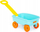 Karre lodër plastike Tupiko TOY THE PLASTIC CARRIAGE WA, me rrota, shumëngjyrëshe