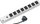 Shirit rryme BACHMANN 333.408, 8 dalje IEC C13, 48.30 cm 19", gri e hapur