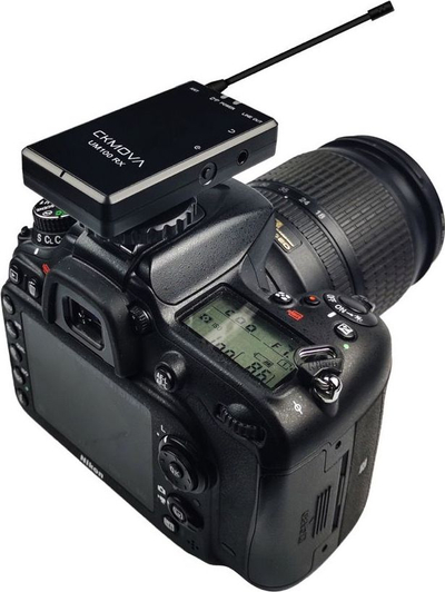 Микрофон без жица CKMOVA UM100 Kit1, UHF, OLED екран, црн