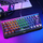 Гејминг тастатура Marvo KG962G EN R, механичка, RGB, црвени свичеви, црна