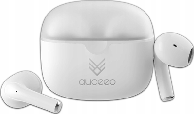Слушалки in-ear Audeeo Orbiter, Bluetooth, TWS, бели