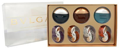 Set për dy gjinitë Bvlgari Miniatures 7x5ml