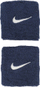 Shiritë kyçi Nike Swoosh Wristbands, set 2 copë, pambuk elastik, të bardhë