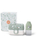Set enësh për fëmijë Kids Euroswan MB-Set Kids Giftbox, 3 copë, motiv rakun, jeshile pastel