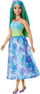 Kukull Barbie Dreamtopia princeshë, flokë blu jeshil, fustan princeshe me plot ngjyra