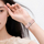 Rrip dore Tech-Protect Iconband Classic për Xiaomi Smart Band 8 9 10 NFC, silikon, rozë e çelët