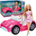 Kukull me makinë plazhi Steffi Love Beach Car, 29cm, set lojërash, rozë