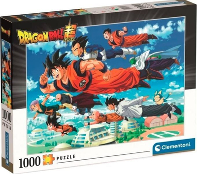 Puzzle Clementoni Dragon Ball Super Landscape, 1000 copa, 70x50cm, shumëngjyrësh