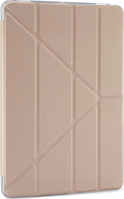 Mbështjellës tabletë Pipetto Origami TPU për iPad 10.2", qëndrim palosës, Rose Gold