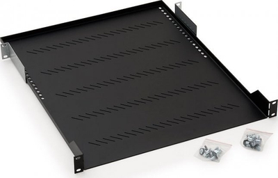Rafte perforuar 19" Triton Rab-Up-750-A1, 1U, 750mm, 40kg, i zi
