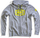 Bluzë me kapuç 100% Syndicate Hooded Zip, për meshkuj, madhësia XL, gri heather