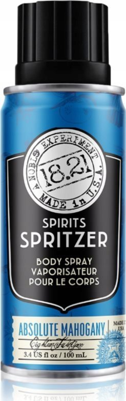 Спреј за тело 18.21 Man Made Spirits Spritzer Absolute Mahogany, 100ml, за мажи
