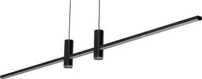 Lampë varëse AZzardo Gerardo Pendant AZ5447, LED 33W, me ndryshim ngjyre drite (CCT) me telekomandë, e zezë