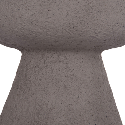 Tabure rrethor Interon HM18171.03, fiber cement, 34x39 cm, gri
