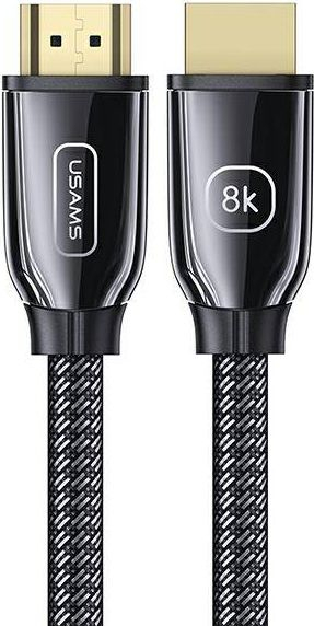 Kabllo HDMI Usams 2.1, 8K Ultra HD, 2m, e zezë