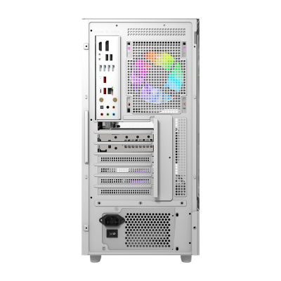 Kuti kompjuteri Darkflash DS950V, ATX, 6 ventilatorë, e bardhë