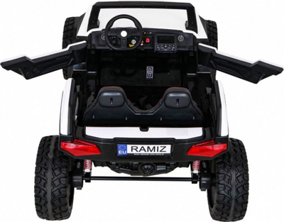 Makina elektrike për kalamaj Ramiz Clash, 12V, drita LED, e bardhë